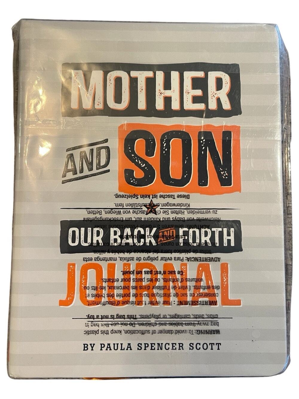 Mother and Son Our Back and Forth Journal Paula Spencer Scott Peter Pauper New